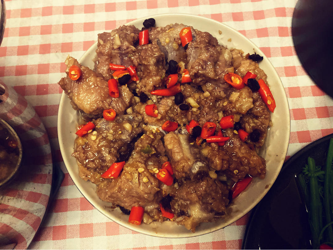 可以媲美酒楼的蒸排骨