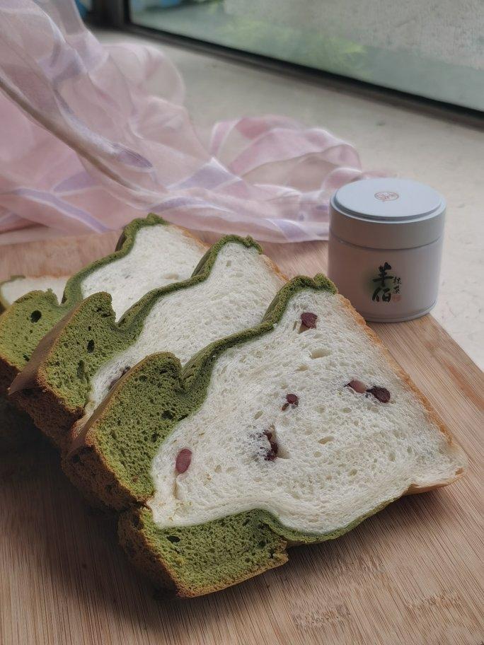 抹茶蛋糕吐司｜每口都是双重美味，太过瘾