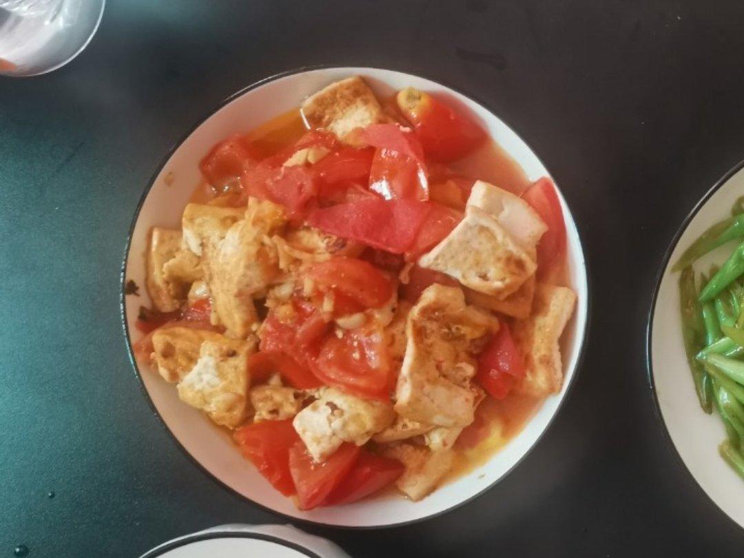 番茄烧豆腐