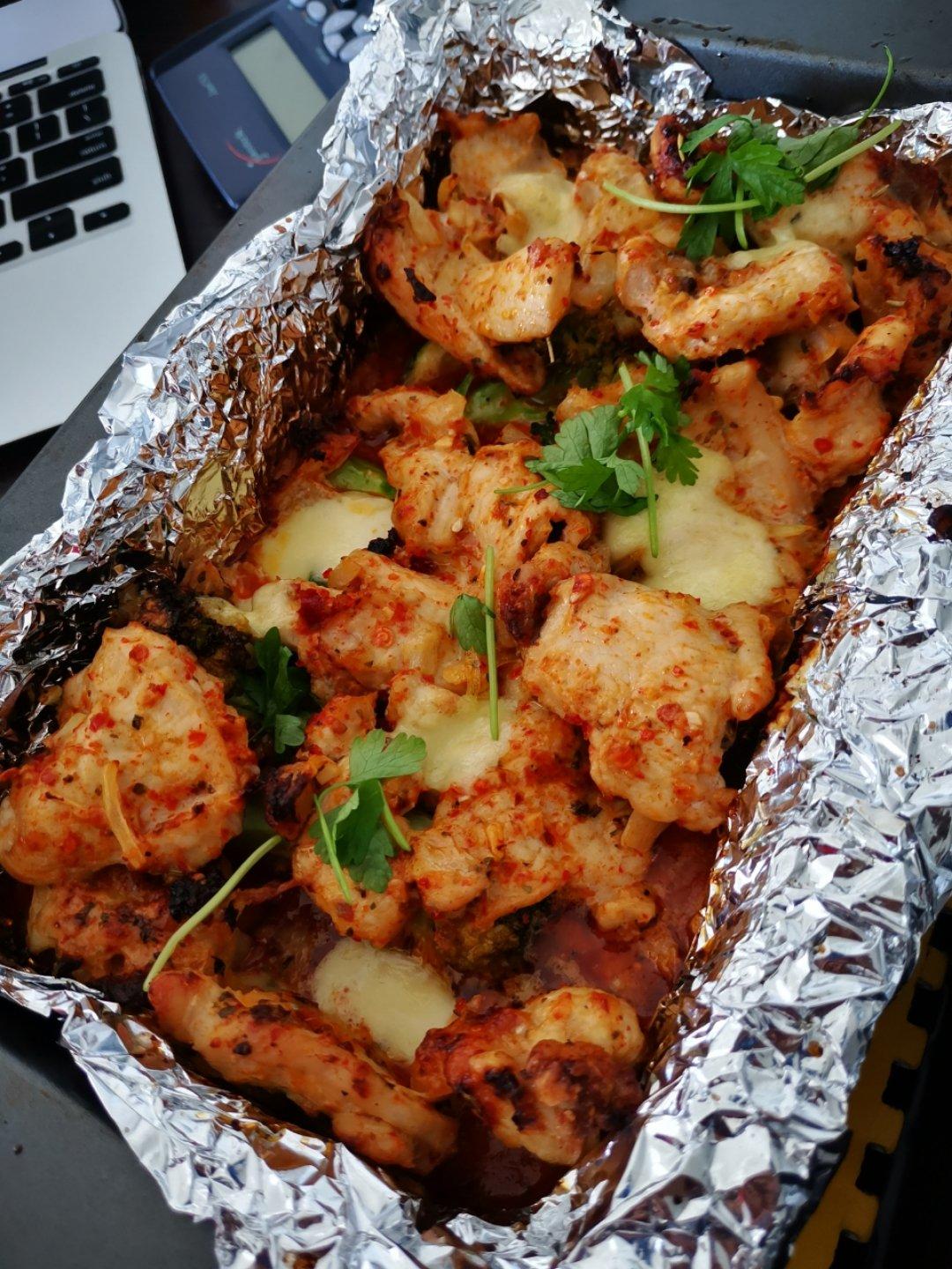 蔬菜鸡胸肉【烤箱版】