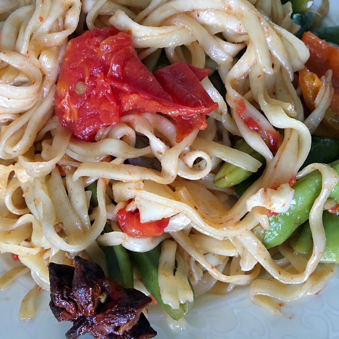 蒸面(四季豆焖面)