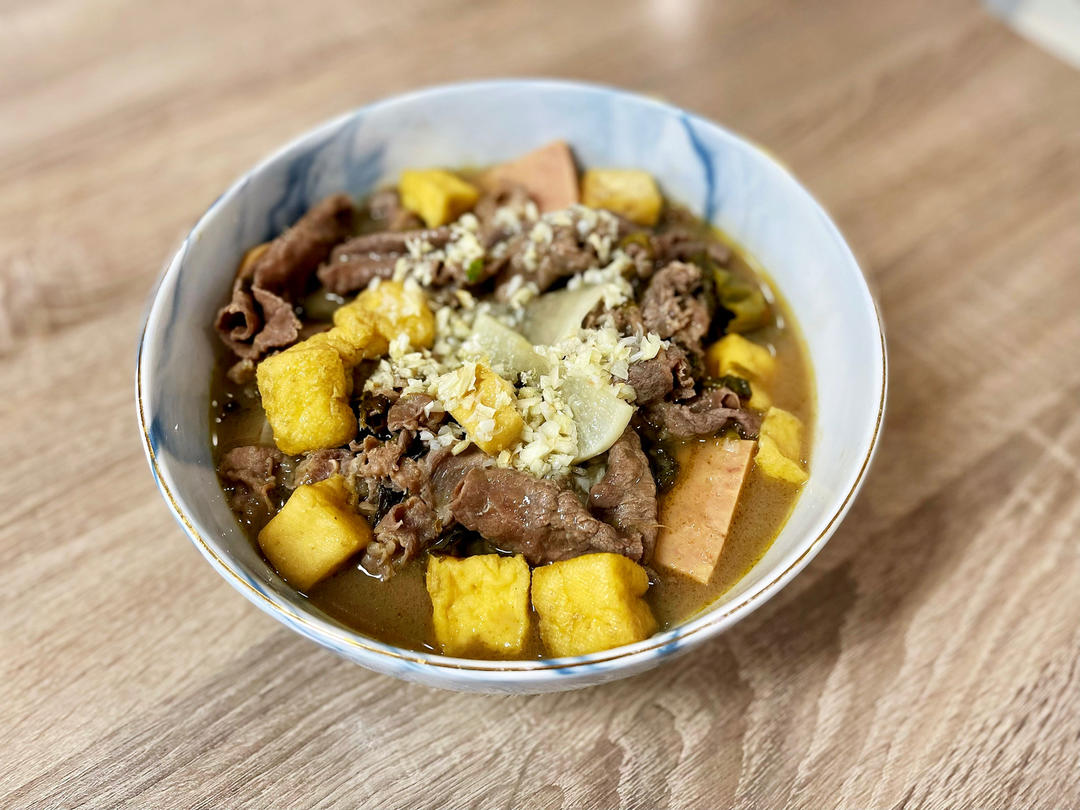 加了酸菜的酸汤肥牛