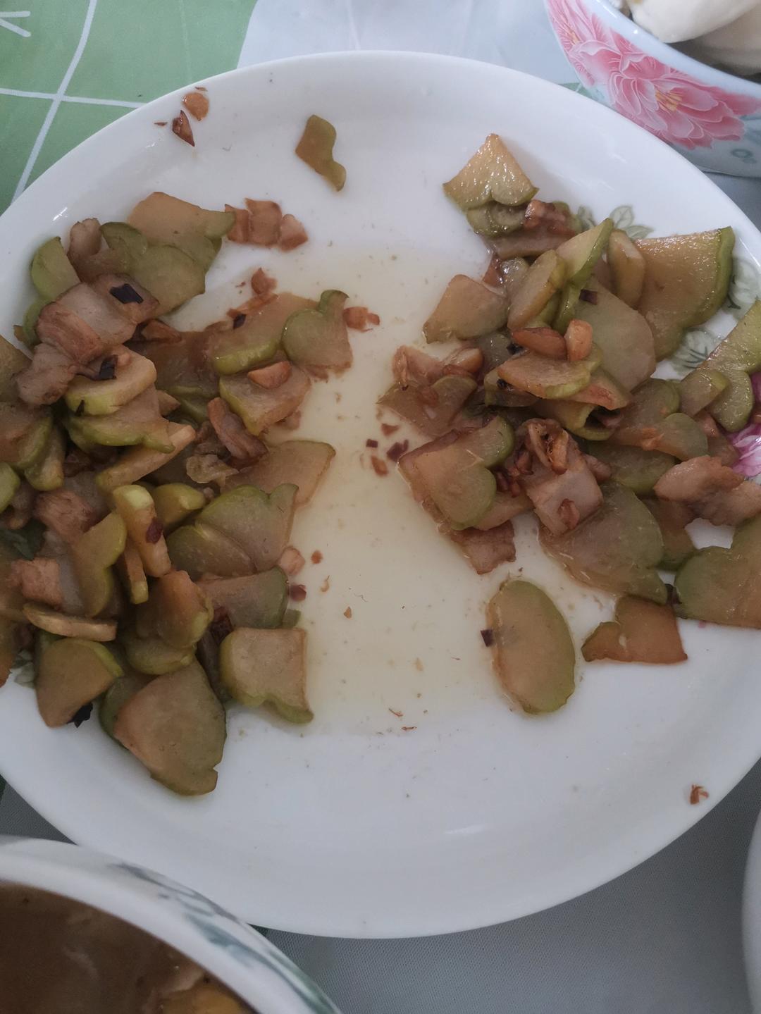 佛手瓜炒肉片