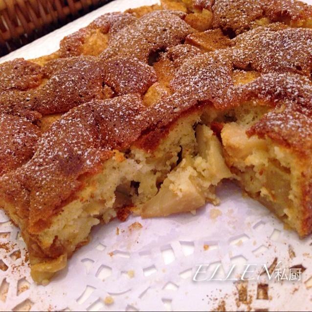【俄罗斯青苹果蛋糕】的做法