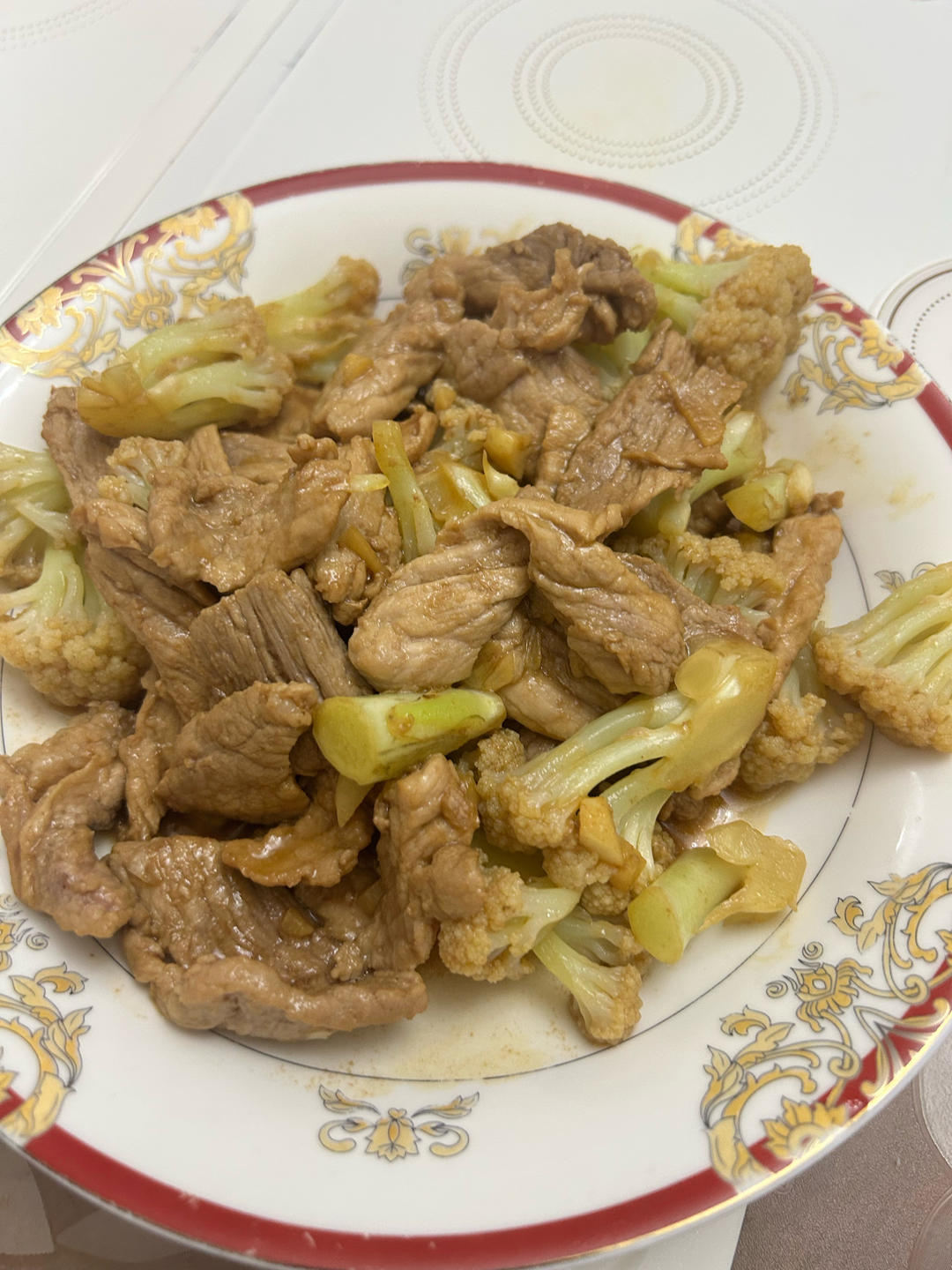 [新手绝不失败]菜花炒肉