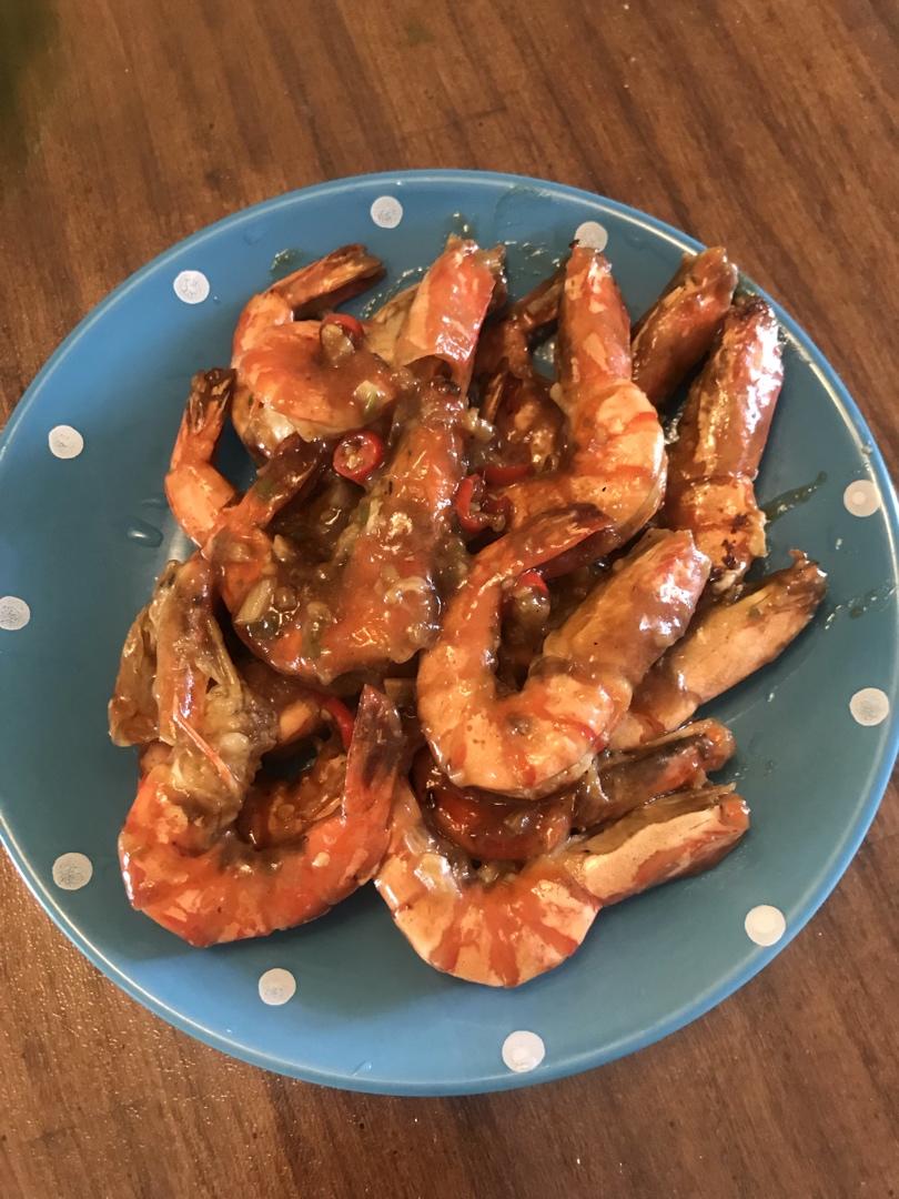 干烧大虾（黑虎虾）