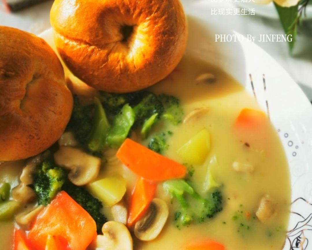 纯奶手撕吐司的做法 步骤1