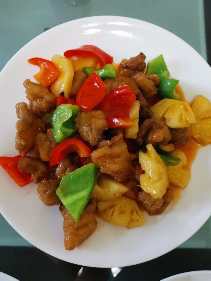 秘制菠萝咕噜肉（绝对好吃）