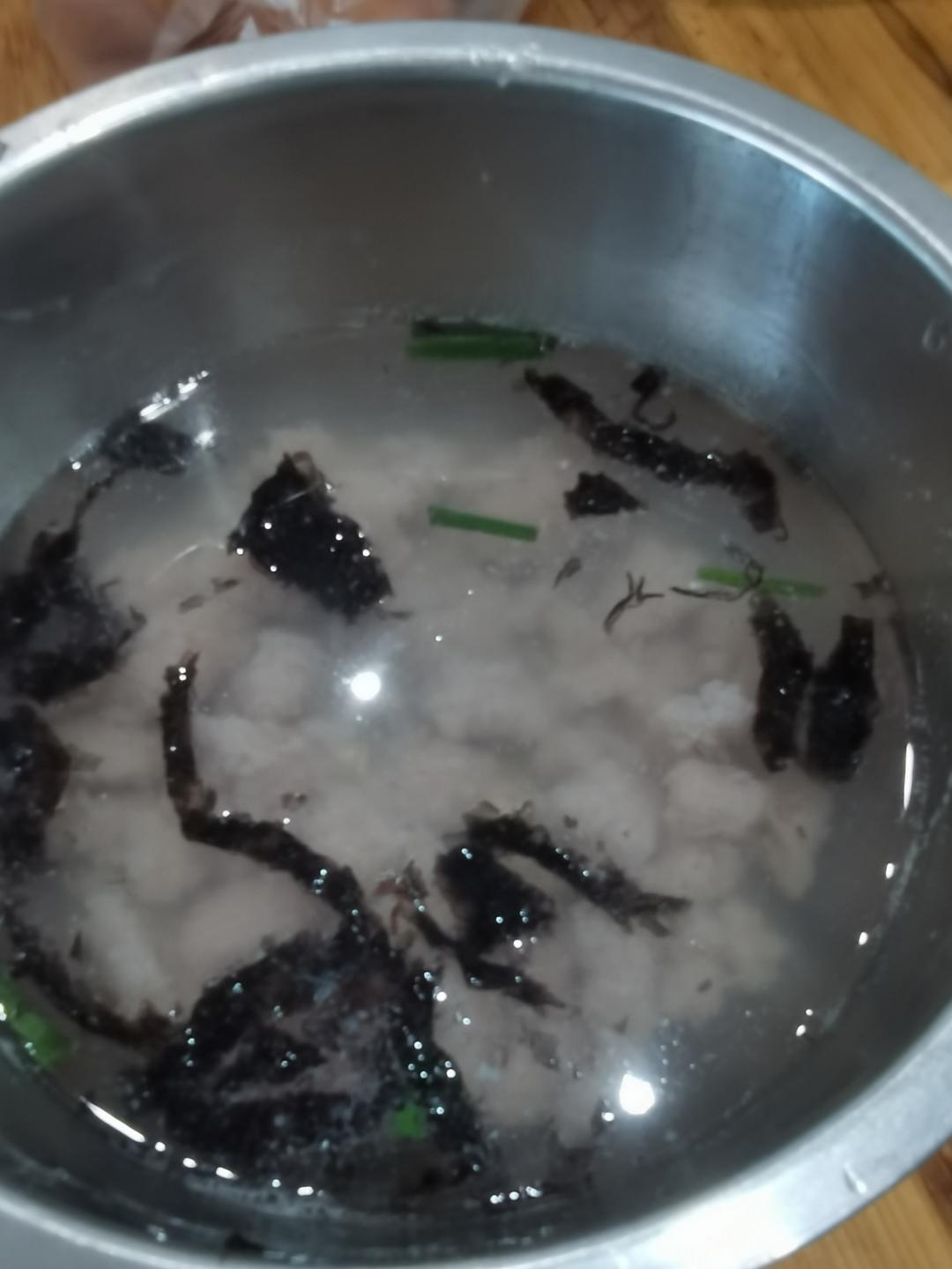 温州瘦肉丸，自制无添加剂快手做的猪肉羹