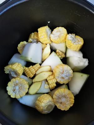 高压锅版【冬瓜玉米排骨汤】的做法 步骤6