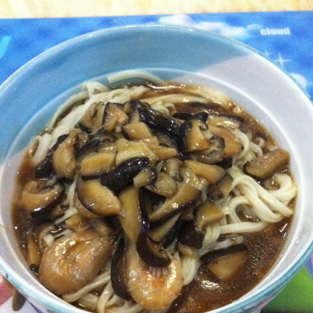 青菜香菇面