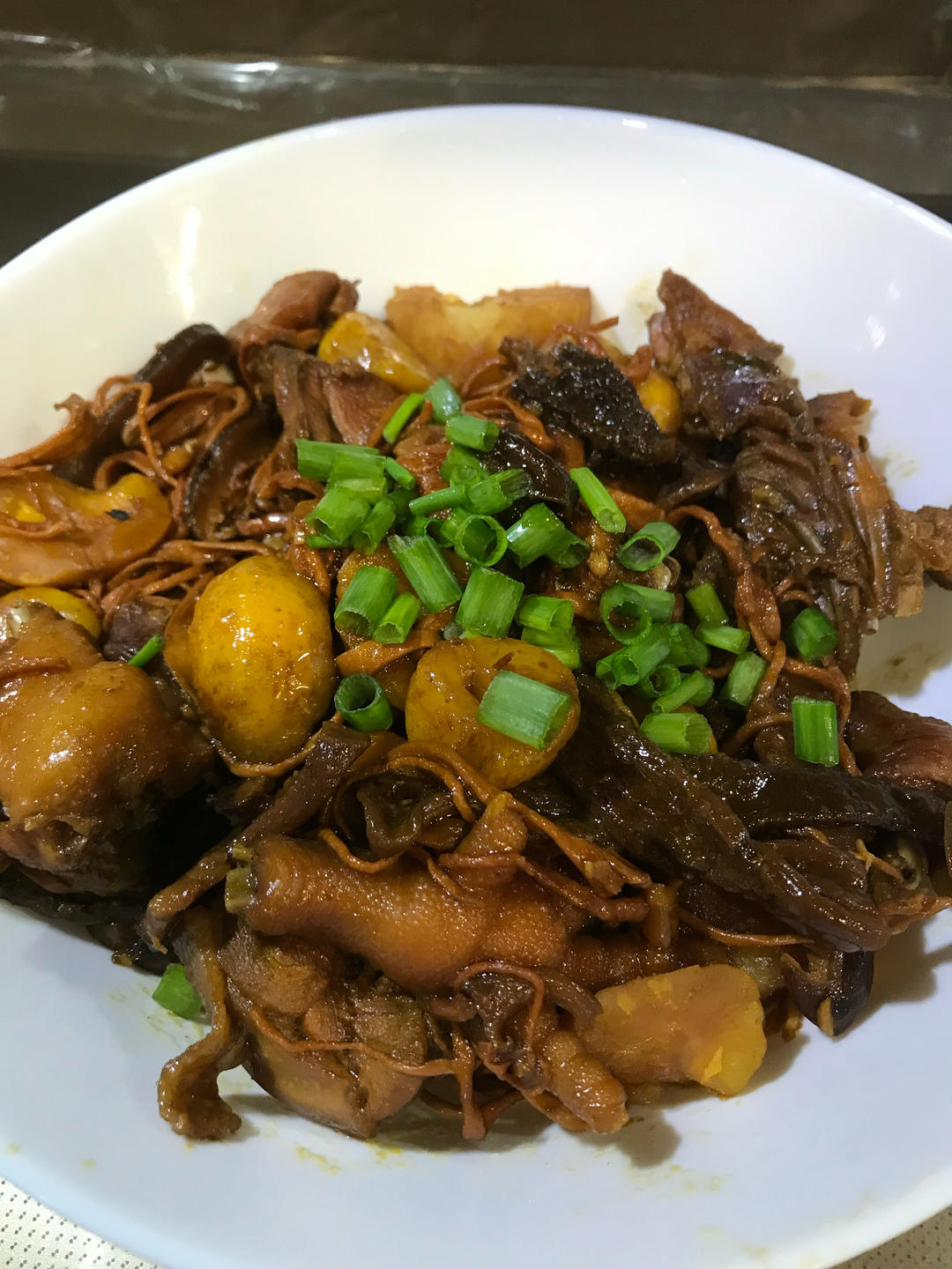 【栗子烧鸡】鸡肉都给你吃，栗子归我~