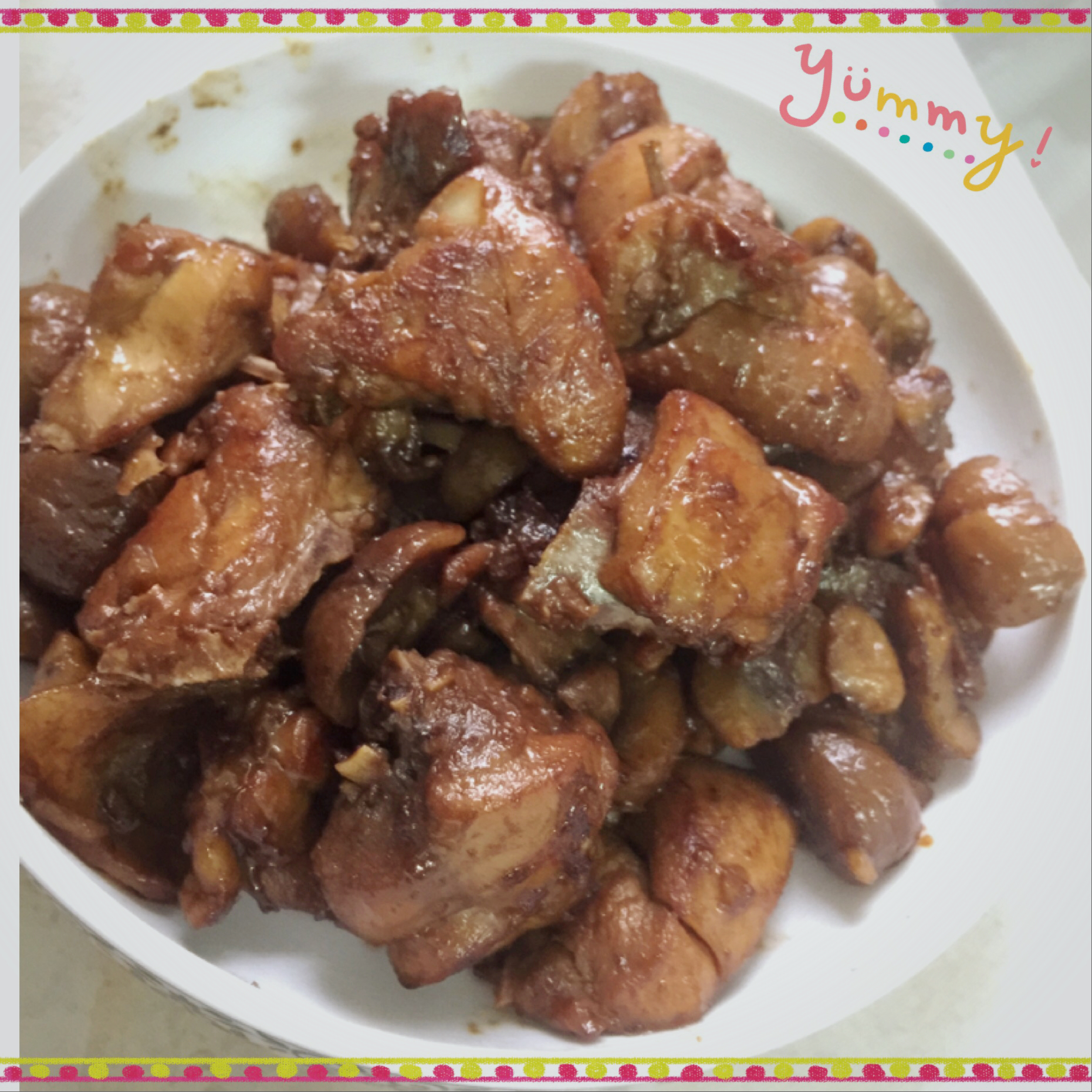 销魂板栗鸡