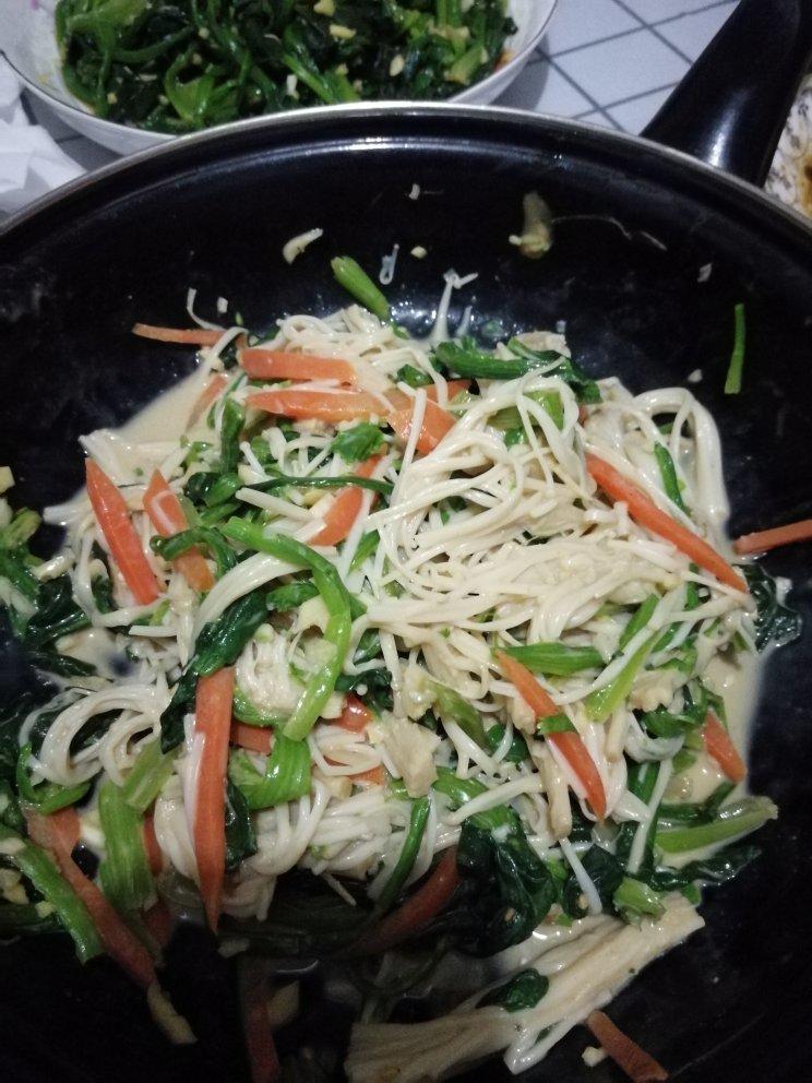闭着眼睛都能做好的凉拌金针菇✨