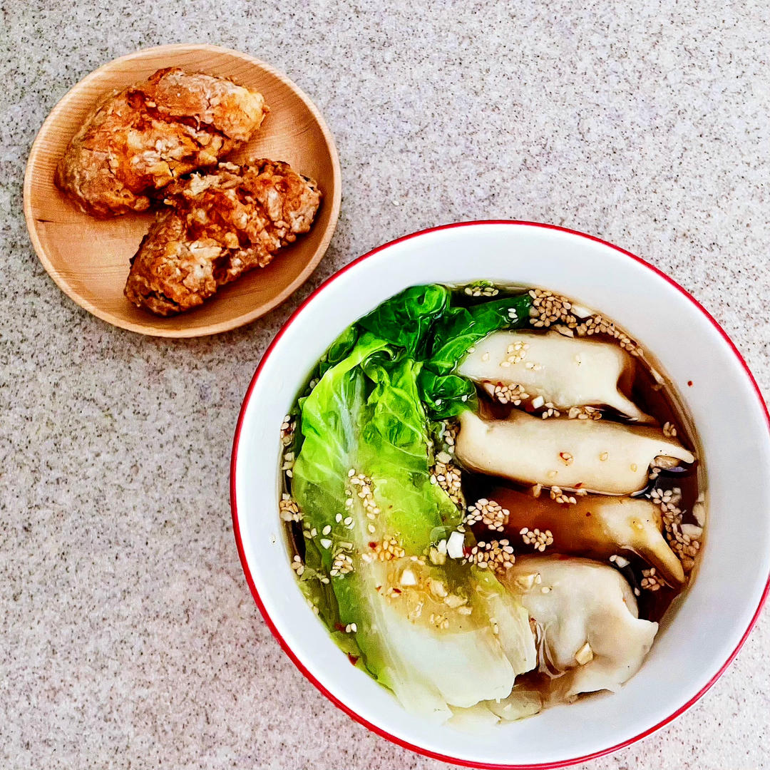 🔥五分钟搞定❗️酸辣开胃一吃就上瘾的酸汤水饺
