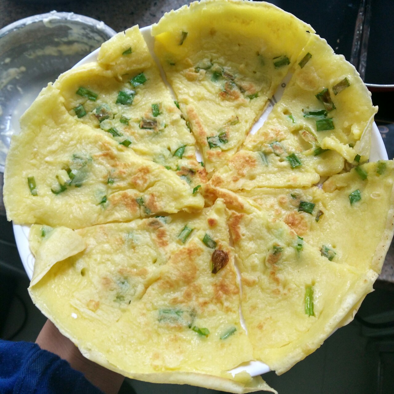 葱花鸡蛋饼