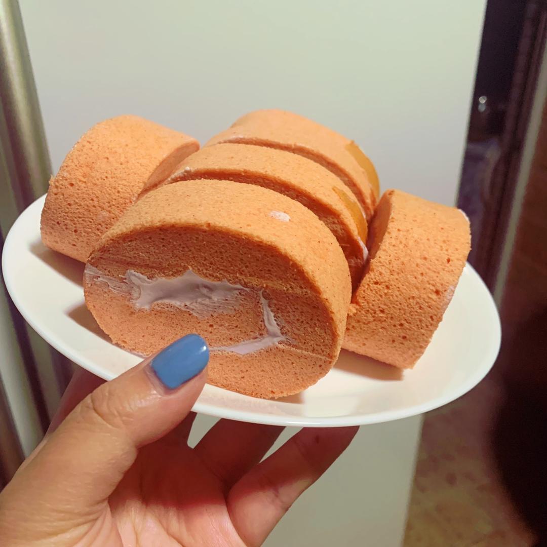 【视频食谱】原味基础蛋糕卷