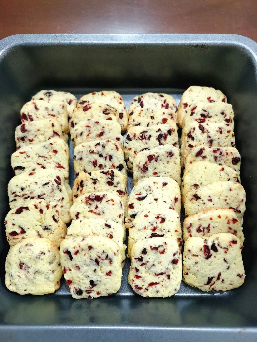 低糖少油版蔓越莓饼干