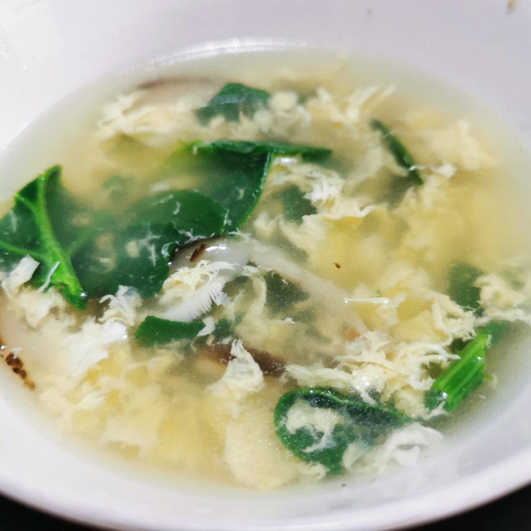 家常版芙蓉鲜蔬汤（菠菜）