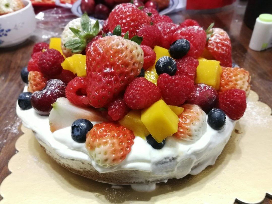 8寸可可戚风蛋糕