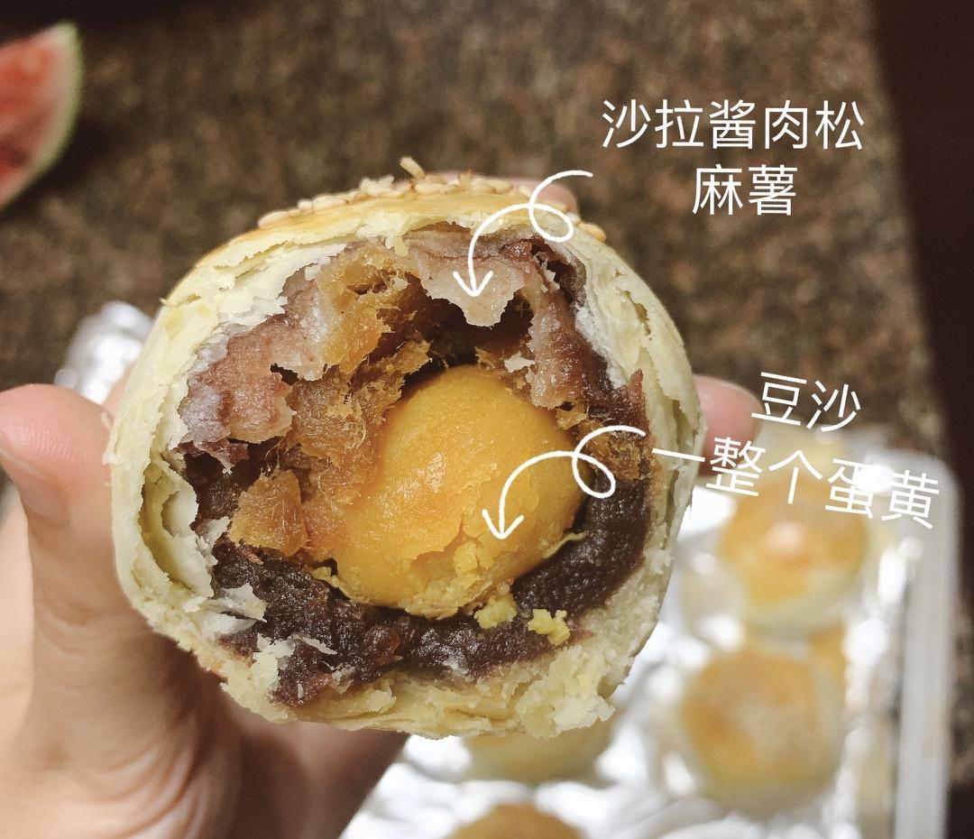 ㊙️网红麻薯肉松蛋黄酥🔥，好吃到爆‼️