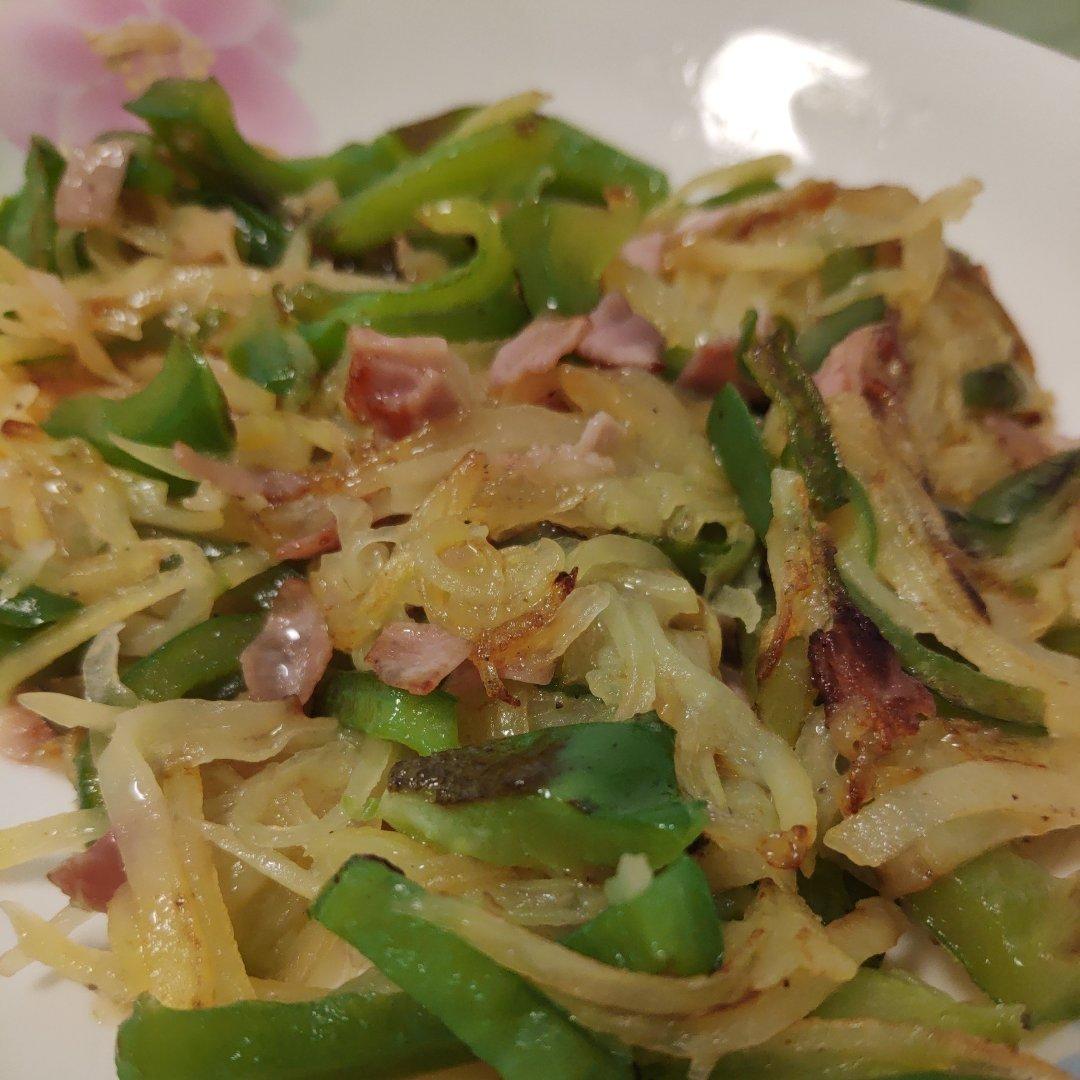 干煸土豆丝饼