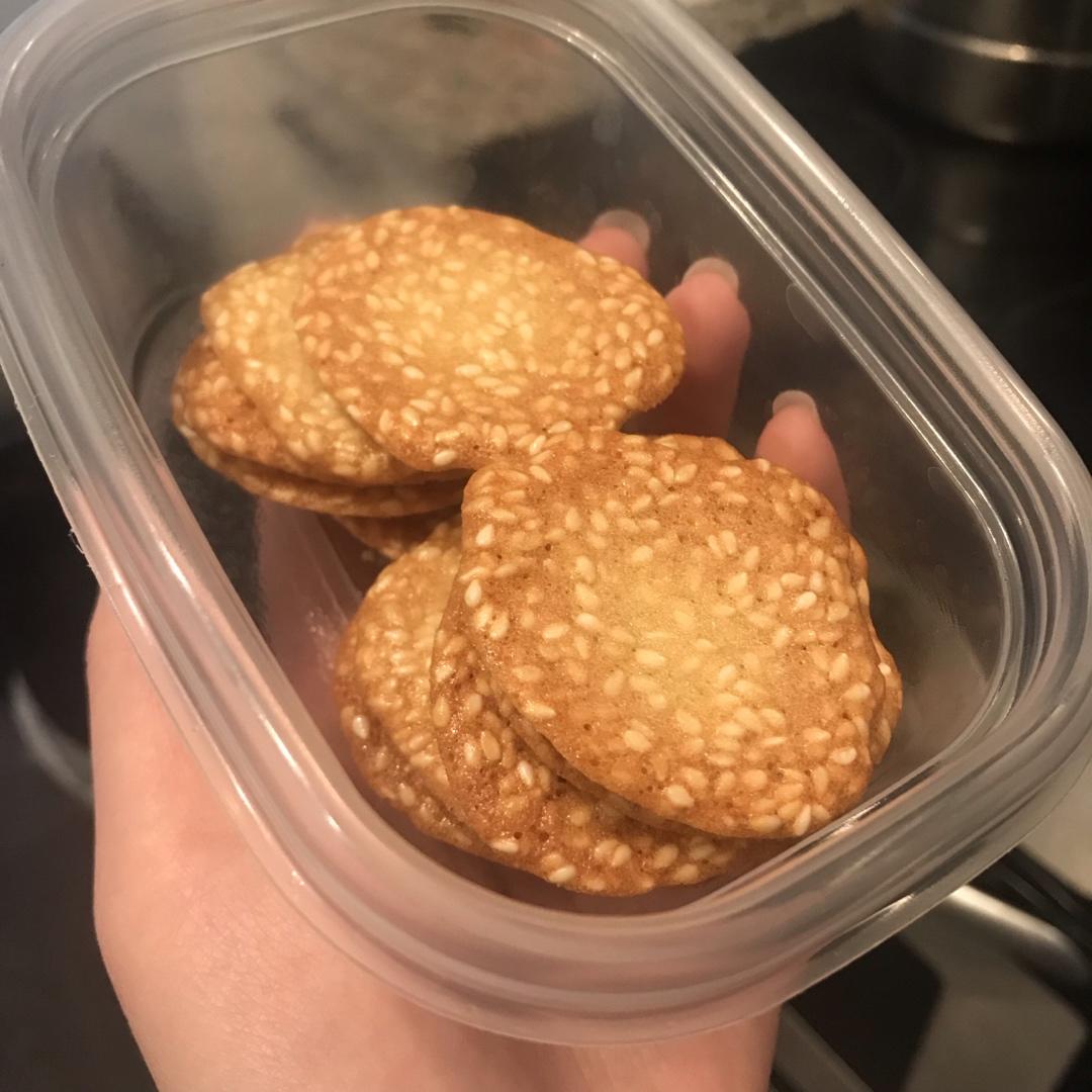 芝麻薄脆饼干