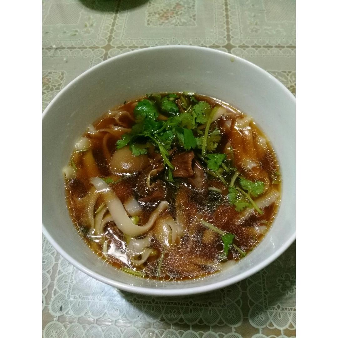 自制刀削面