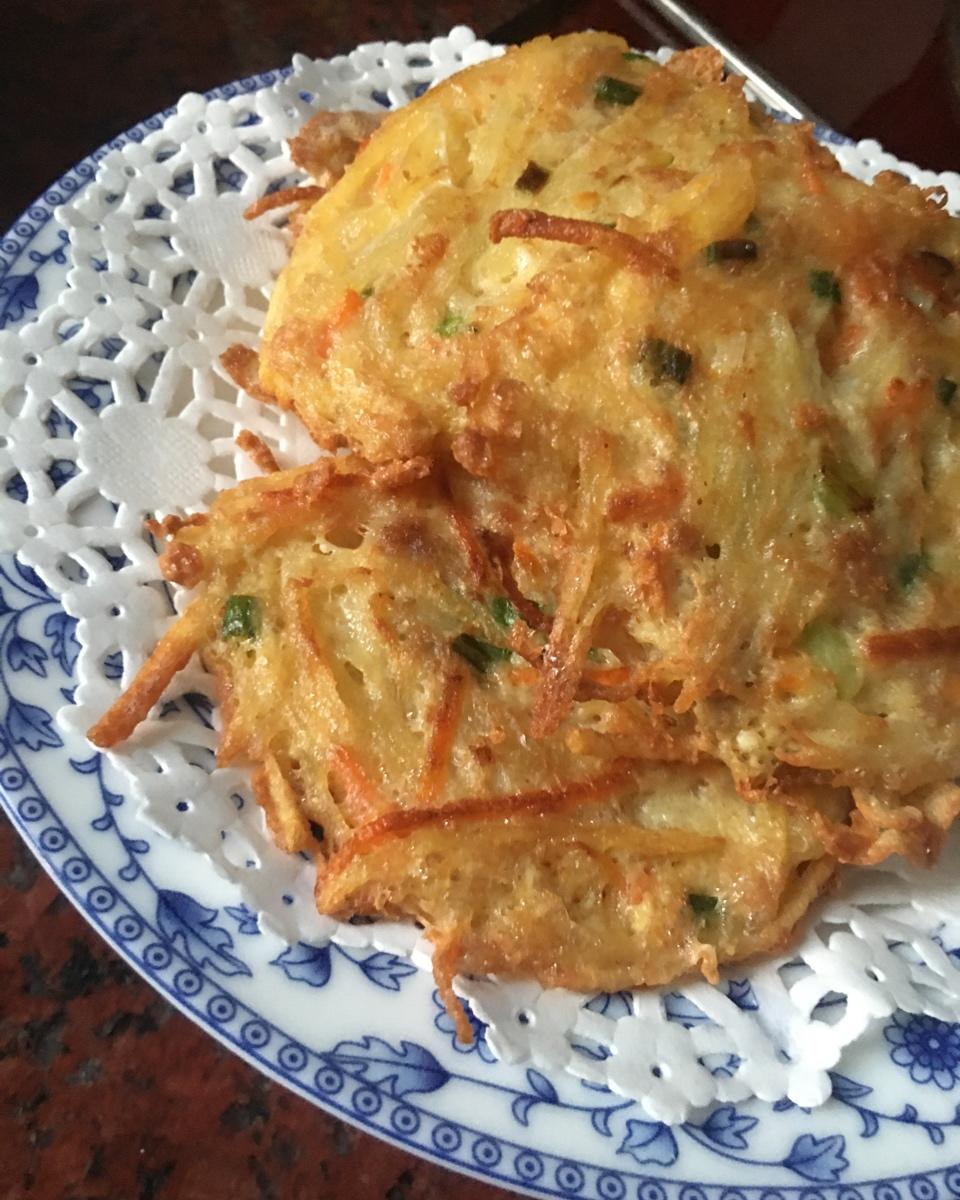 香煎土豆丝鸡蛋饼