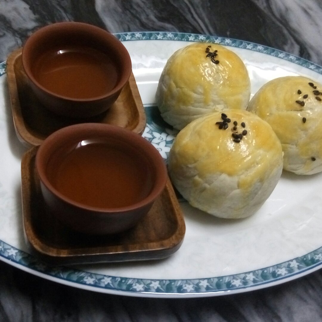 红豆酥饼（附油酥不测漏的办法）