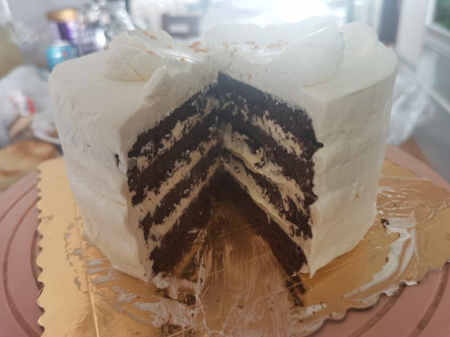 可甜可盐的巧克力海盐焦糖橙子蛋糕