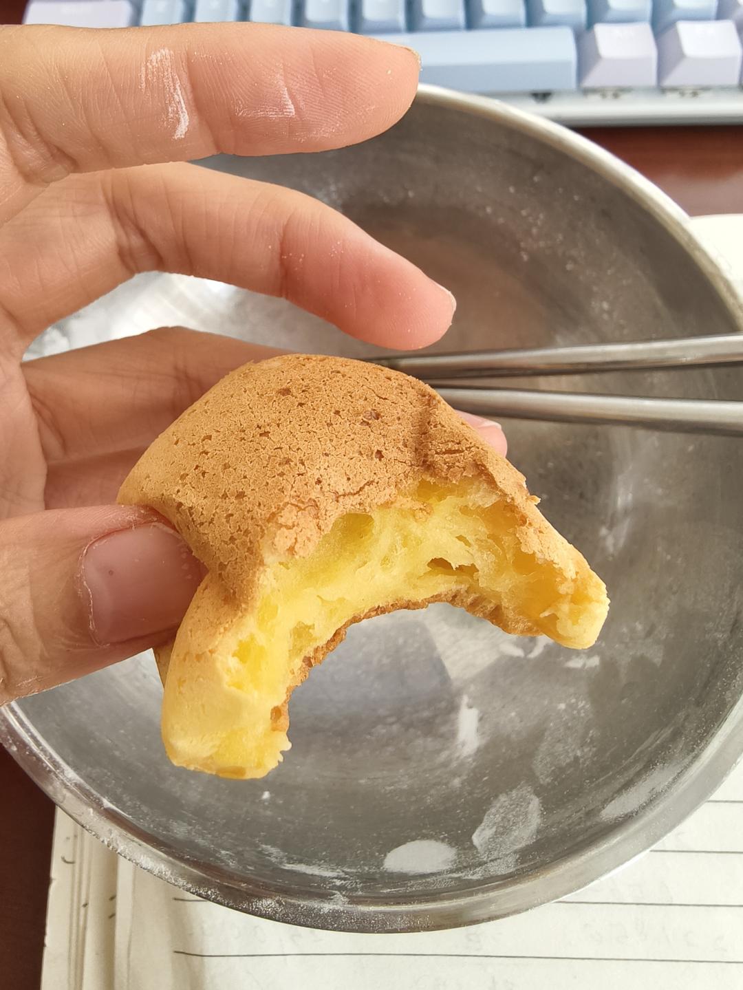 不用预拌粉的手指麻薯包💯成功