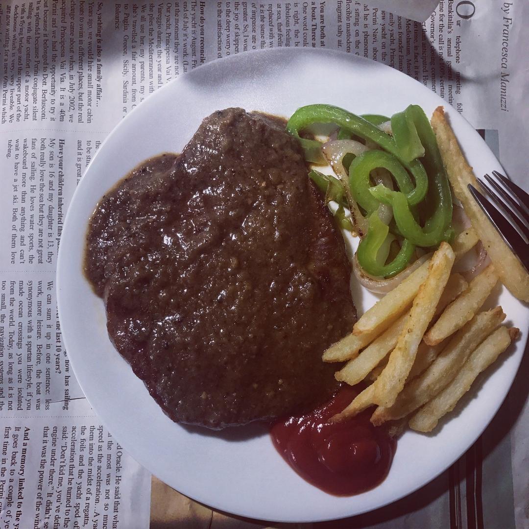黑椒牛排