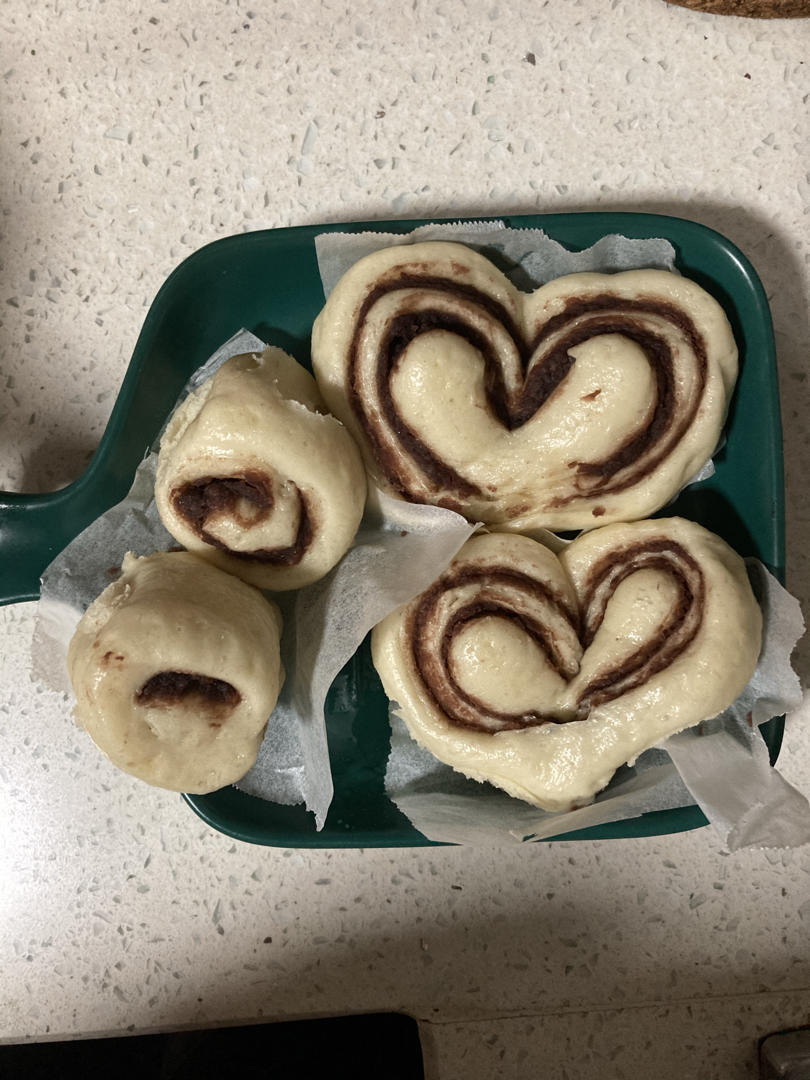 好看又好吃的心❤豆沙包