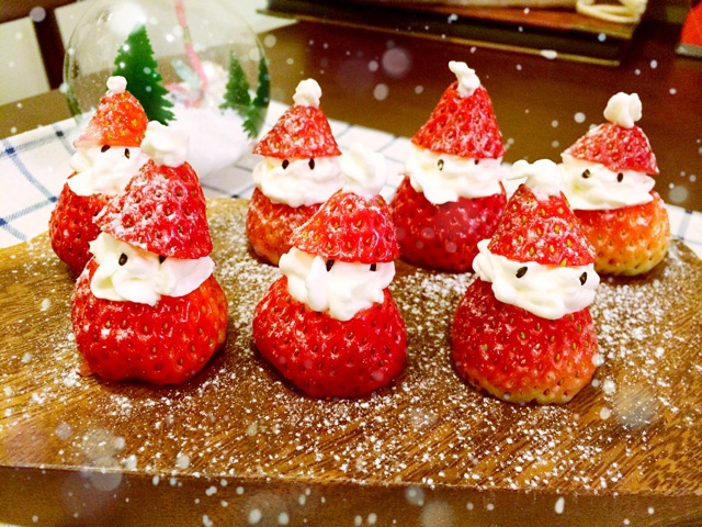 草莓圣诞老人、圣诞雪人