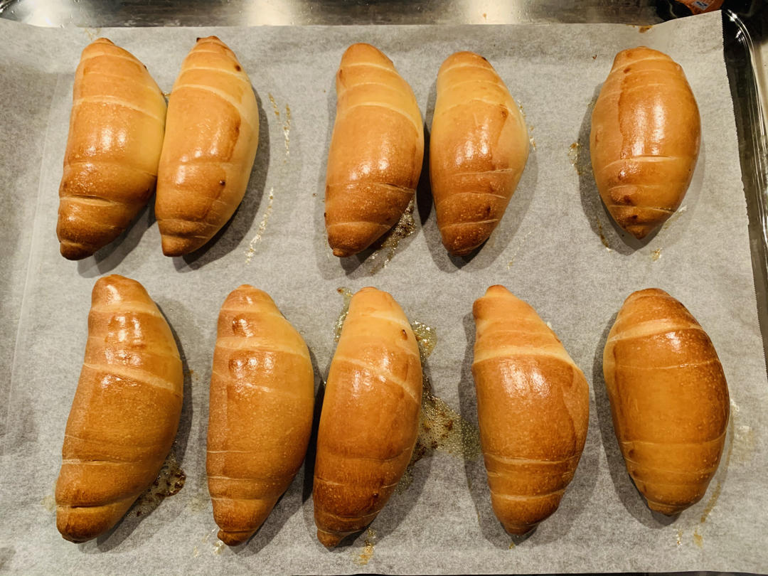 日式盐面包 日式盐可颂-（含整形小视频）