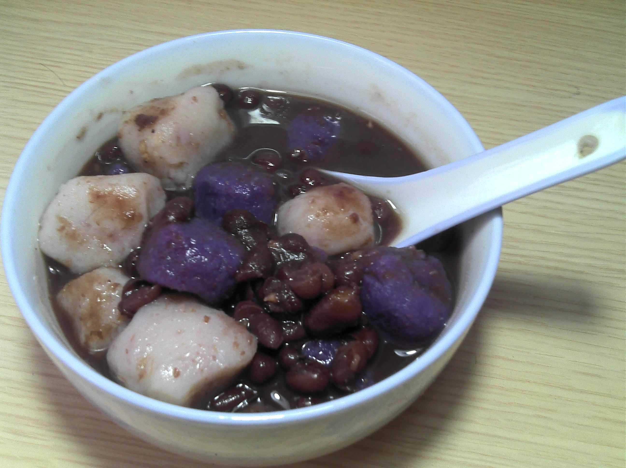 芋圆红豆汤