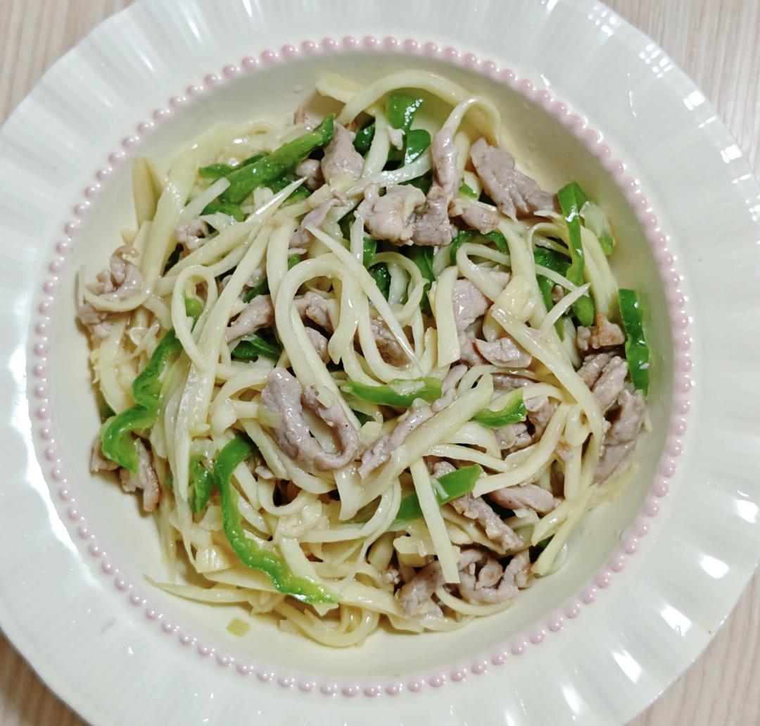 （5分钟快手菜）茭白炒肉丝