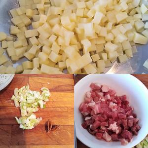 土豆肉丁卤（面条卤）的做法 步骤1