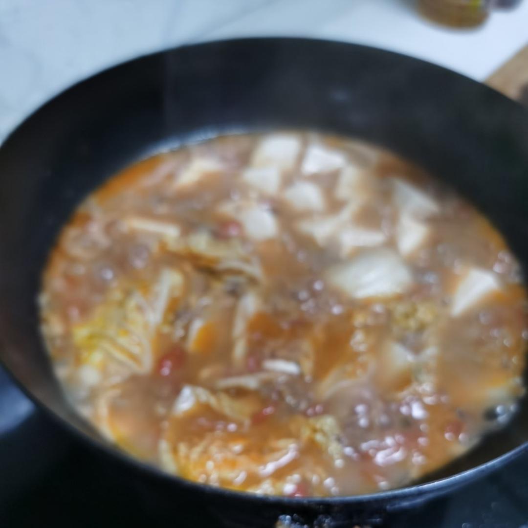 番茄牛肉豆腐汤这样做也太好喝了吧❗️❗️