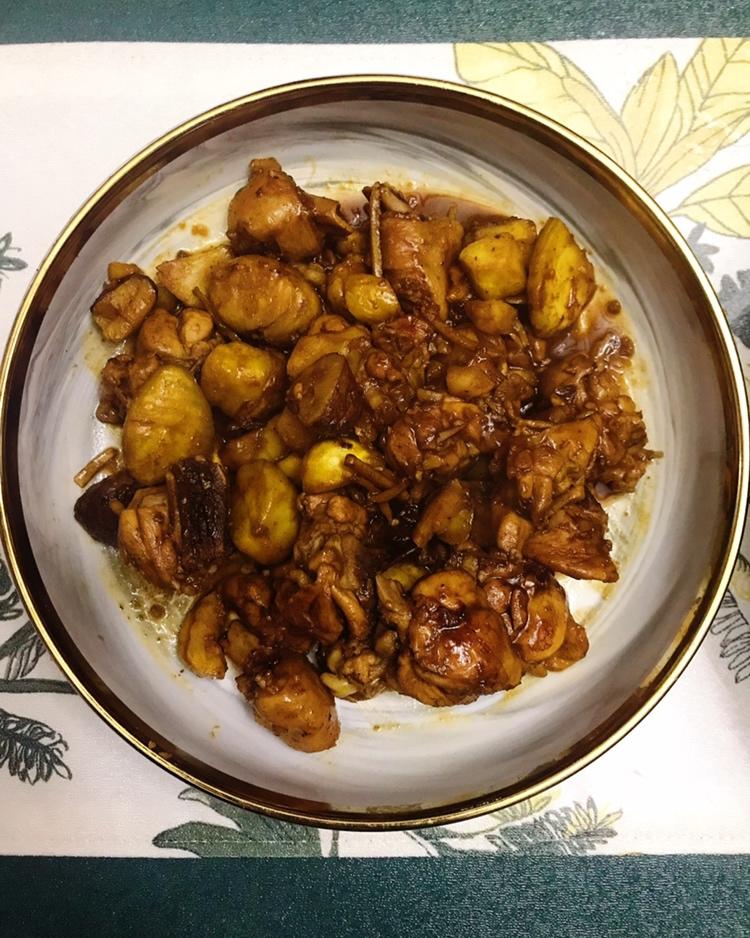 板栗烧鸡