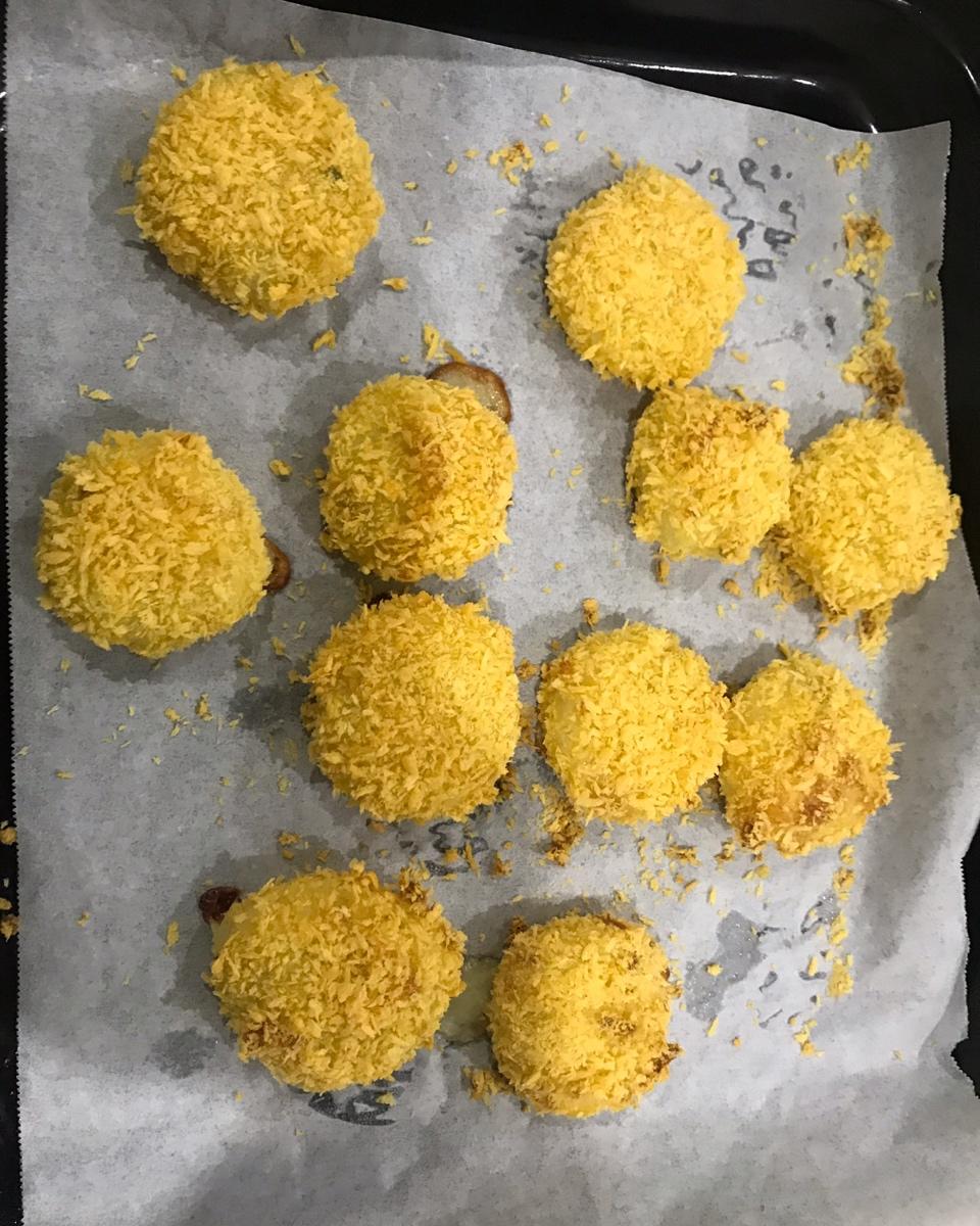 烤箱版日式土豆可乐饼