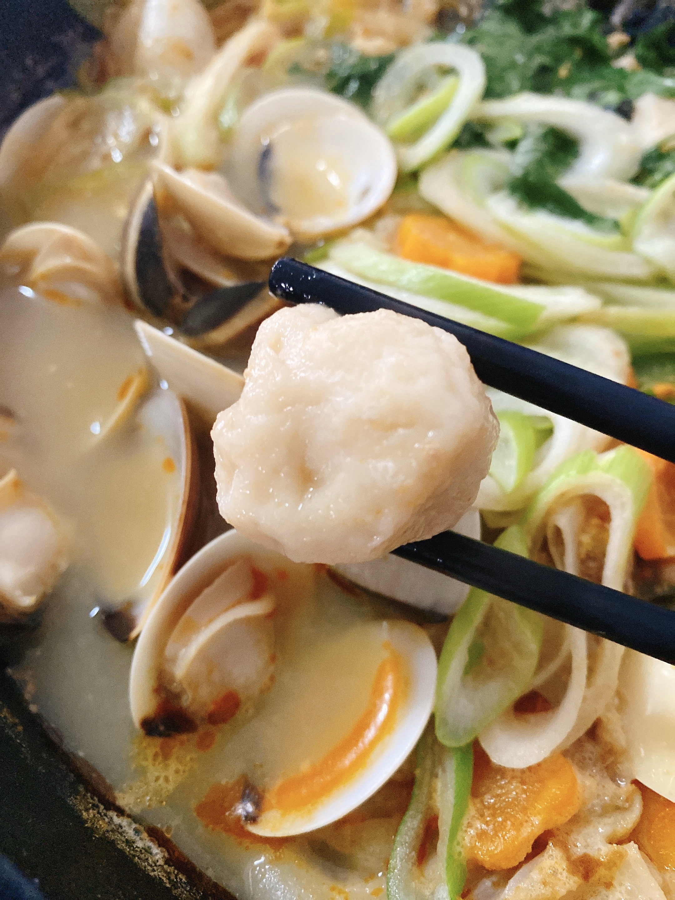 巨丑但美味的《安康鱼😈鱼料理》🐟安康鱼味噌火锅🐟天冷吃锅🍲的做法 步骤7