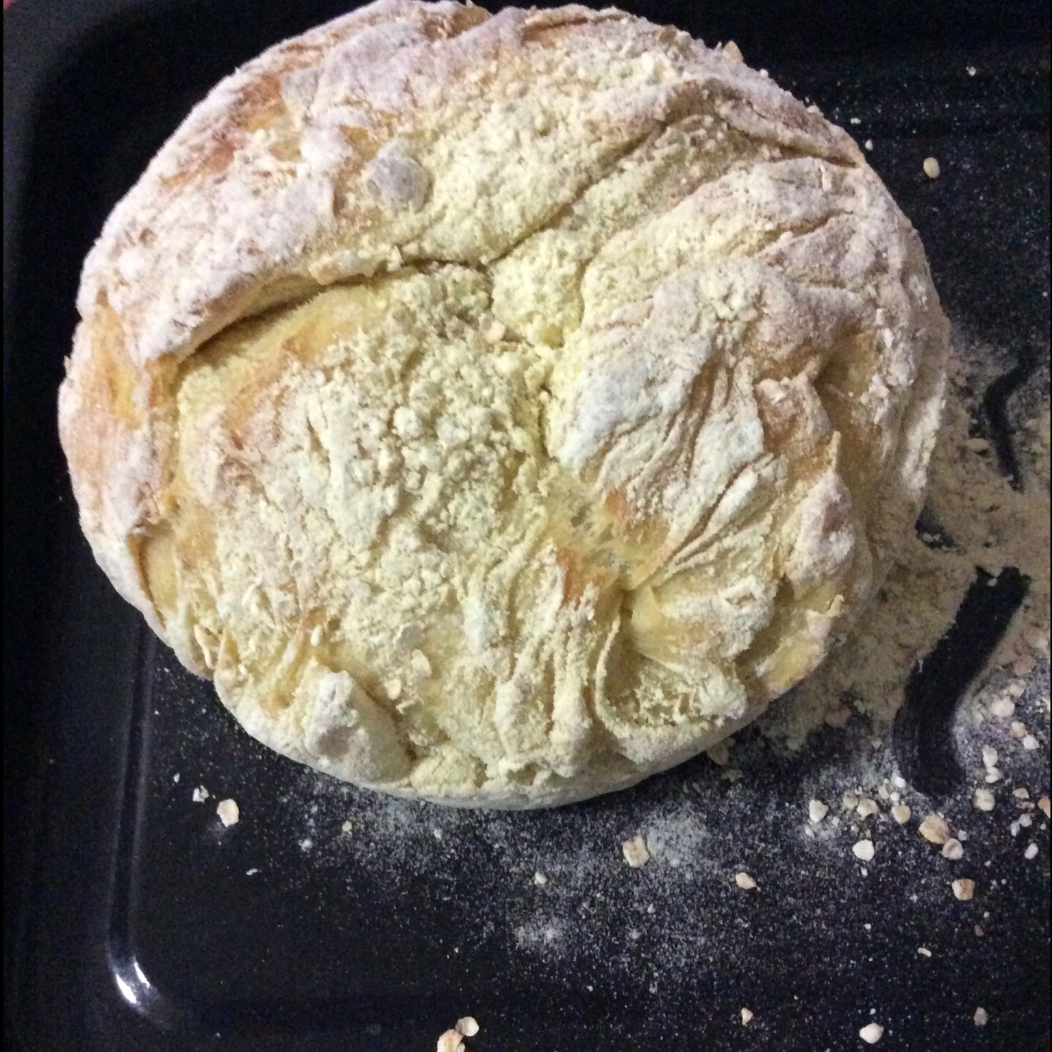 欧包/乡村面包-无油不用揉 No Knead Bread