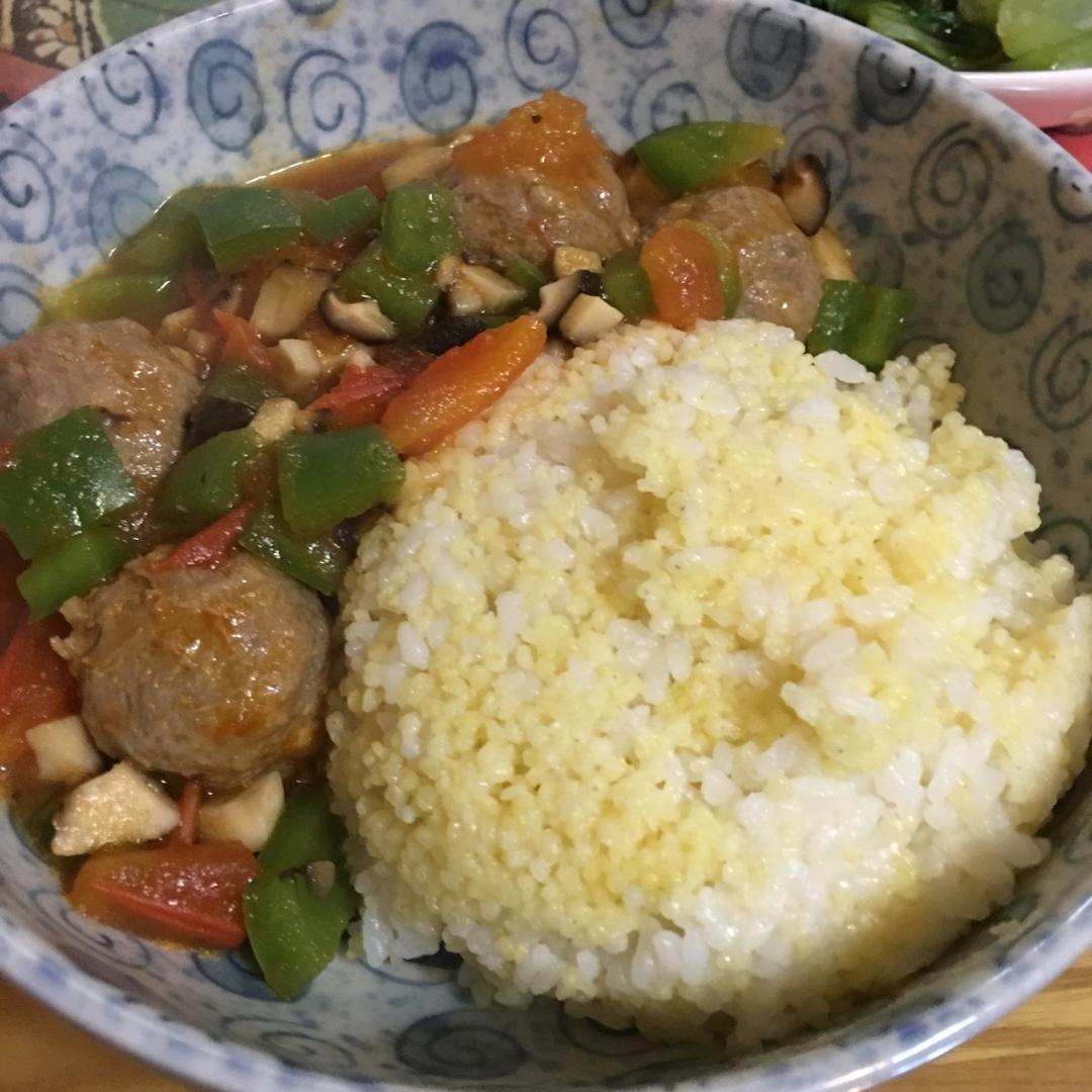 意式肉酱肉丸饭