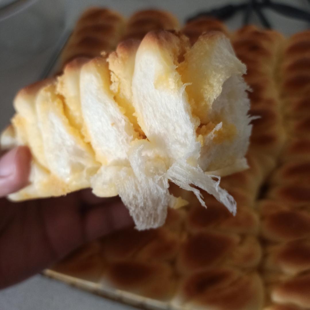 咸蛋黄奶酥面包（免模具）