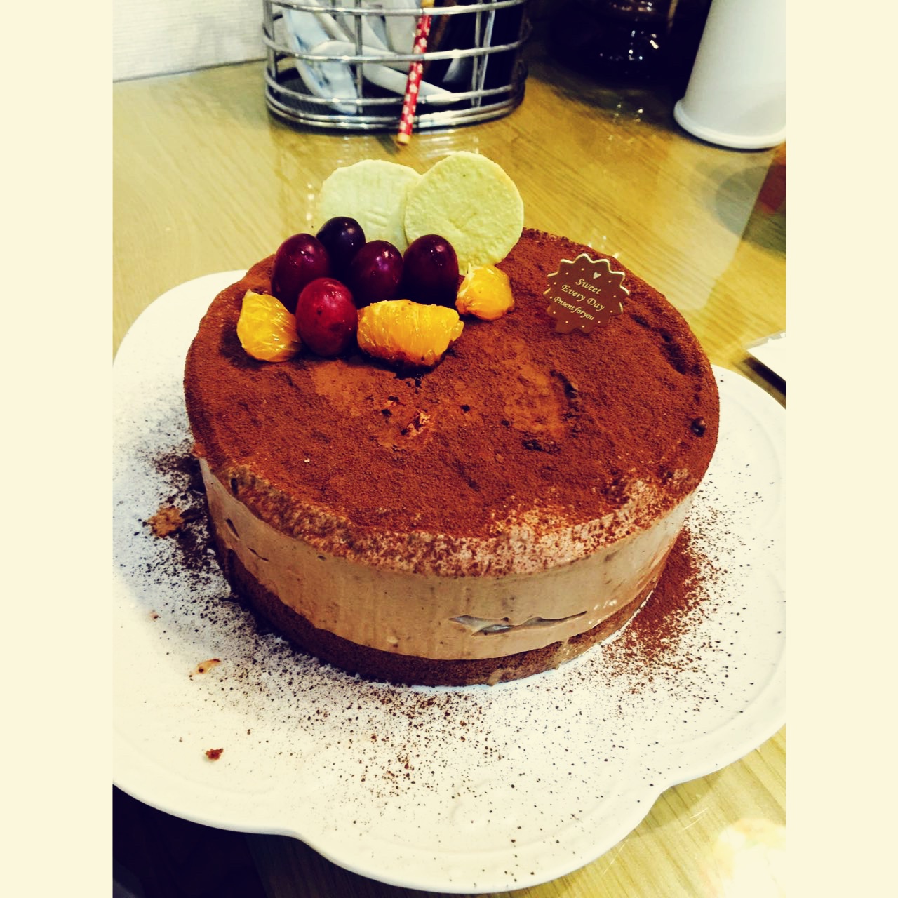 浓郁巧克力慕斯蛋糕（6寸）