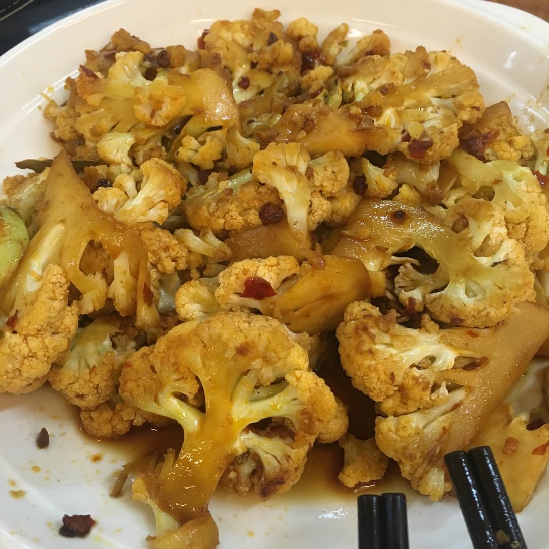 很“浪费”米饭的家常菜之一-------干锅菜花