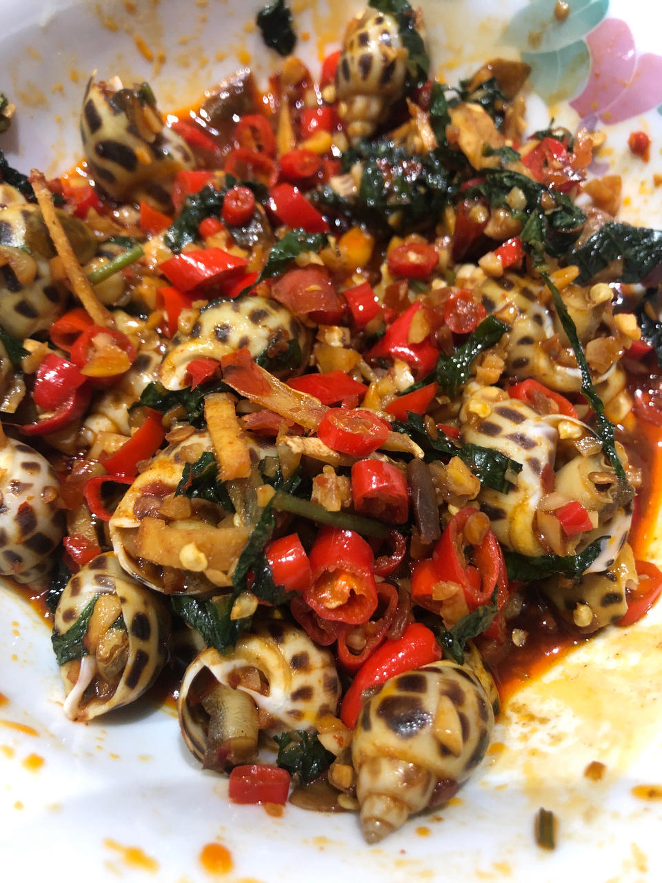 开店都可以的硬菜“辣酒煮花螺”