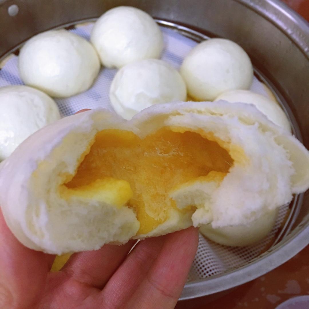 【流沙包】流心的包子，这样填馅一步到位！